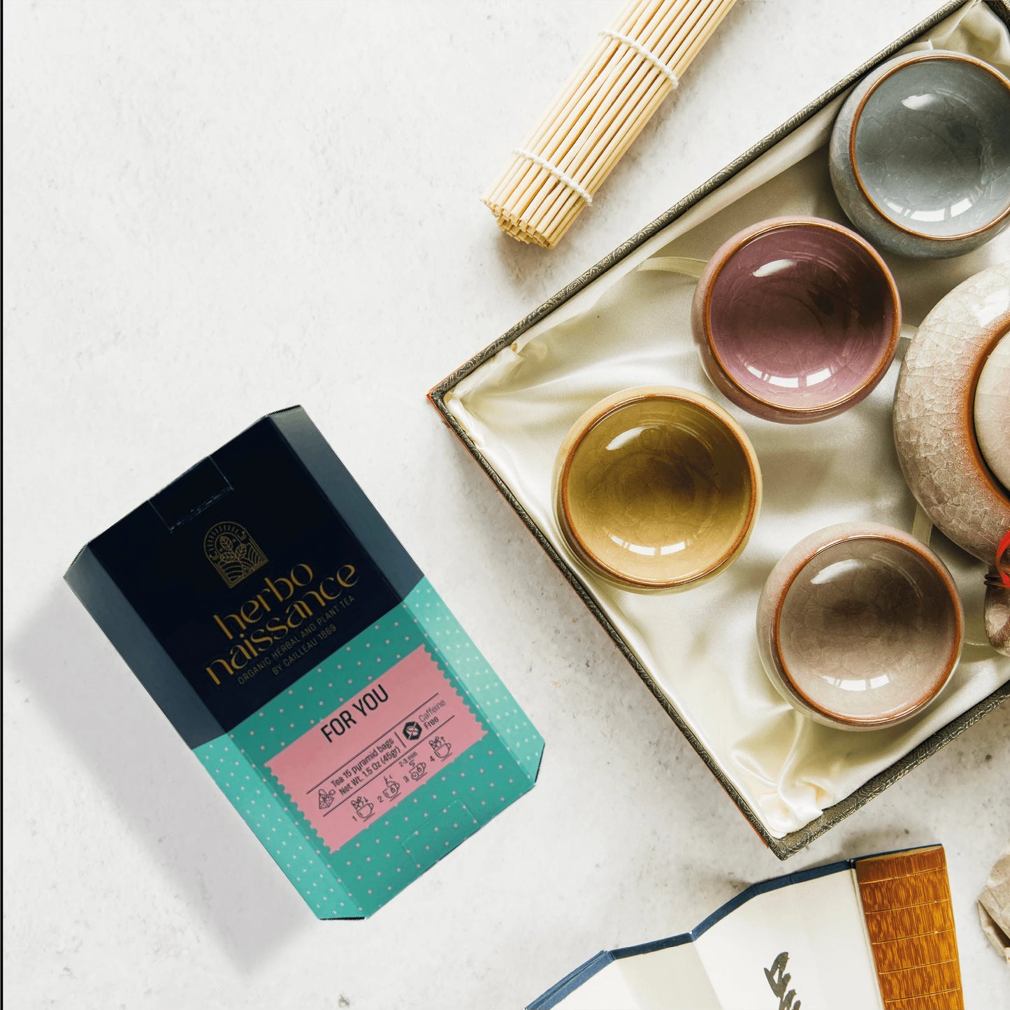 HERBONAISSANCE FOR YOU 15 Organic Herbal Tea Bags