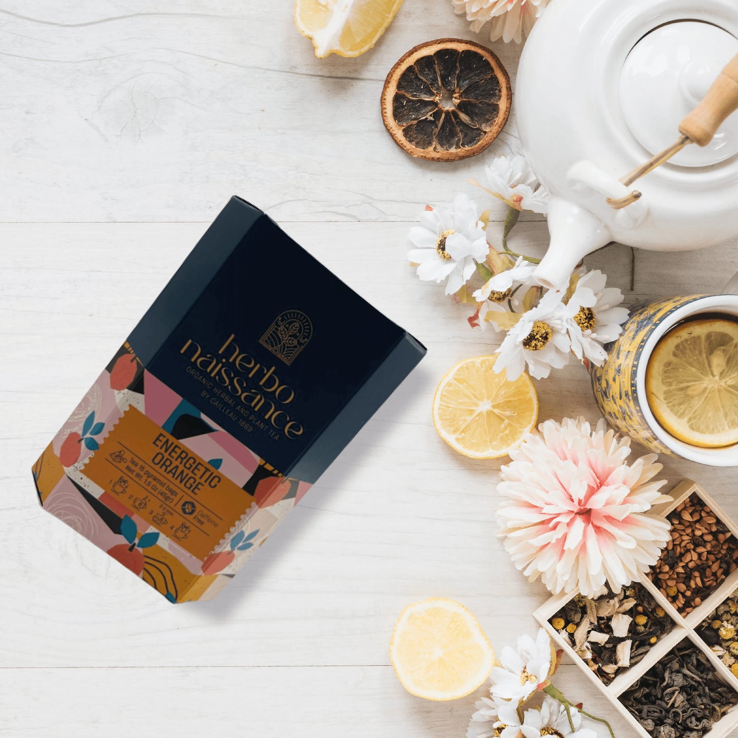 HERBONAISSANCE ENERGETIC ORANGE 15 Organic Herbal Tea Bags
