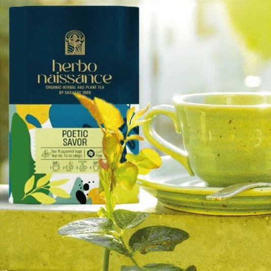 HERBONAISSANCE POETIC SAVOR 15 Organic Herbal Tea Bags
