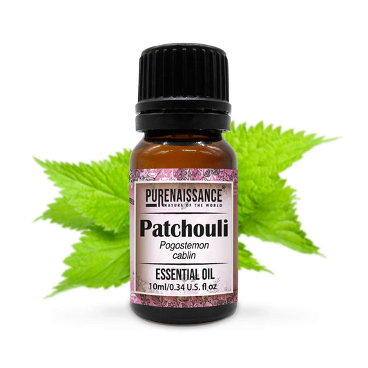 Pure Patchouli Essential Oil Purenaissance Therapeutic Grade, Best for Aromatherapy and Diffuser/10ml