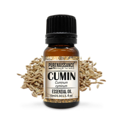 Pure Cumin Essential Oil Purenaissance Therapeutic Grade for, Best for Aromatherapy and Diffuser