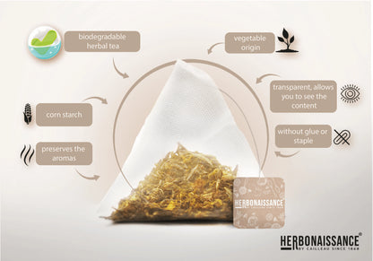 HERBONAISSANCE POETIC SAVOR 15 Organic Herbal Tea Bags