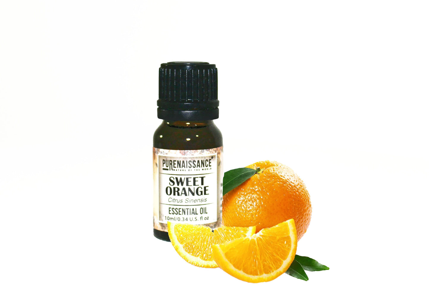 Pure Sweet Orange Essential Oil Purenaissance Therapeutic Grade for,  Best for Aromatherapy and Diffuser