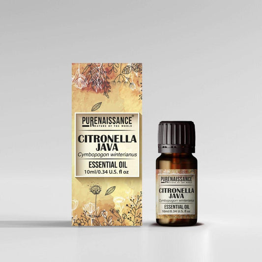 Pure Citronella Java Essential Oil Purenaissance Therapeutic, Best for Aromatherapy and Diffuser.