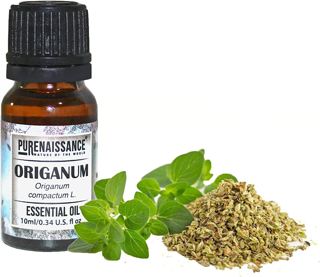 Pure Oregano Essential Oil Purenaissance Therapeutic Grade, Best for Aromatherapy and Diffuser/10ml